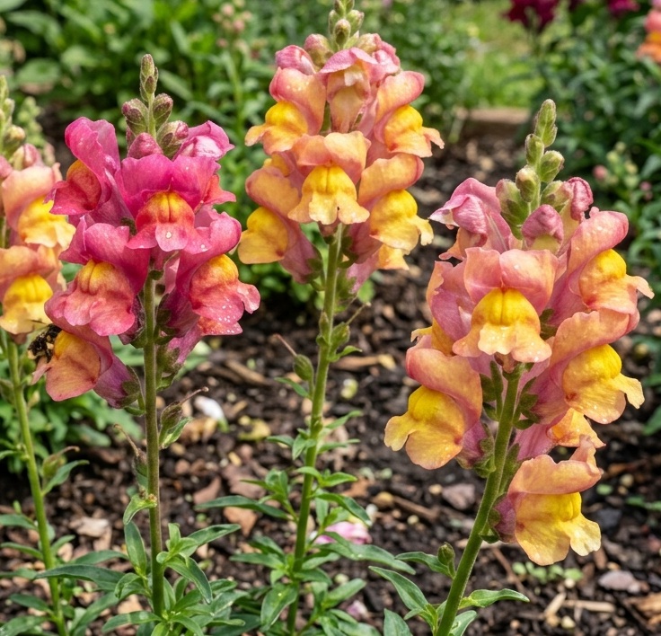 Garden Snapdragon (Antirrhinum majus)